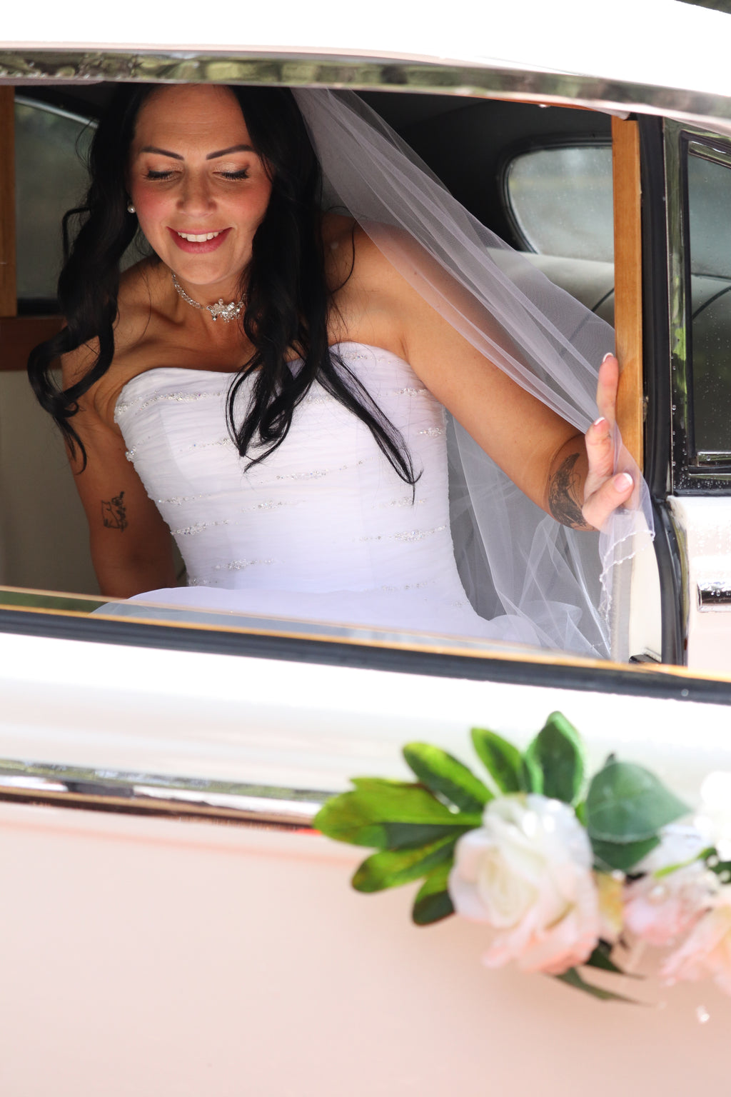 Stella York wedding dress hire Perth – hand beaded bodice with romantic soft ivory fitted skirt, fits AU4-6