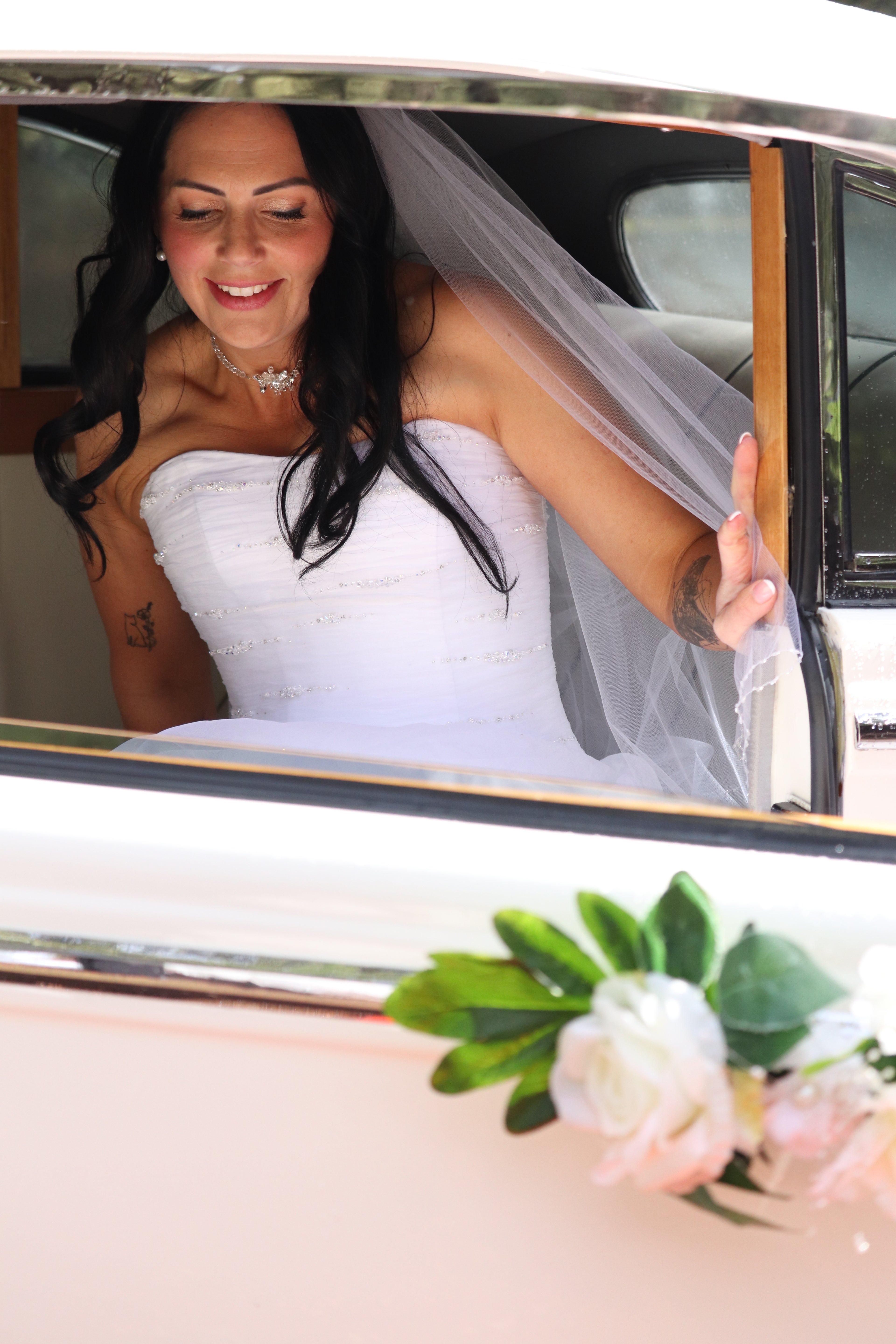 Stella York wedding dress hire Perth – hand beaded bodice with romantic soft ivory fitted skirt, fits AU4-6