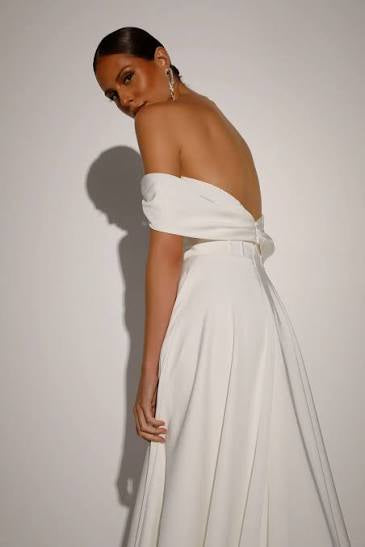 off shoulder wedding dress perth hire within reach for brides 